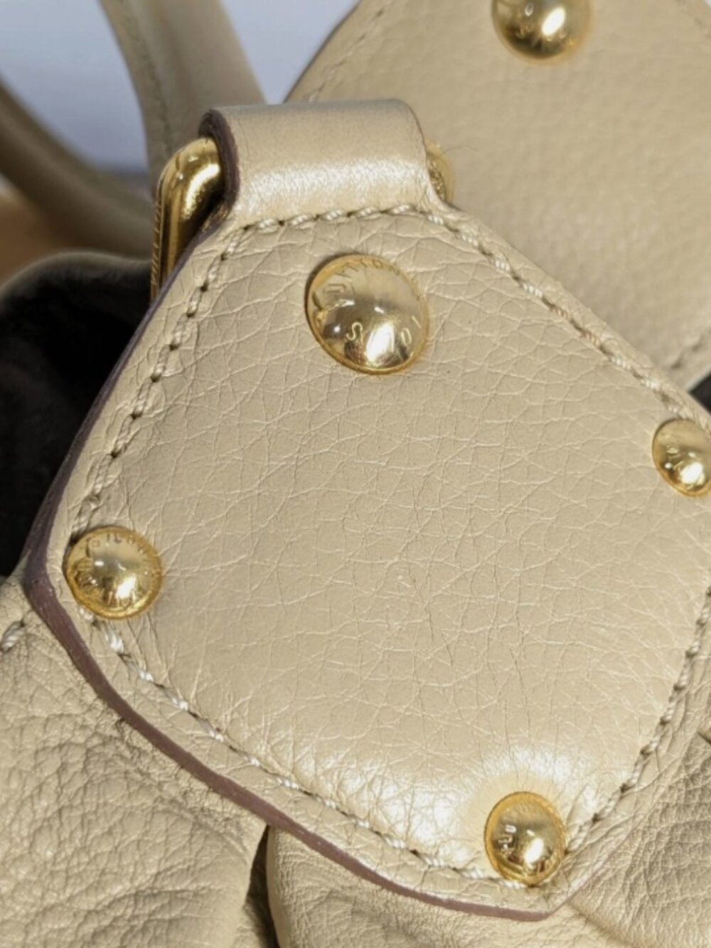 Authentic Louis Vuitton Mahina XL Hobo Ivory Perforated Leather 2008 w/box*OBO - Picture 16 of 17